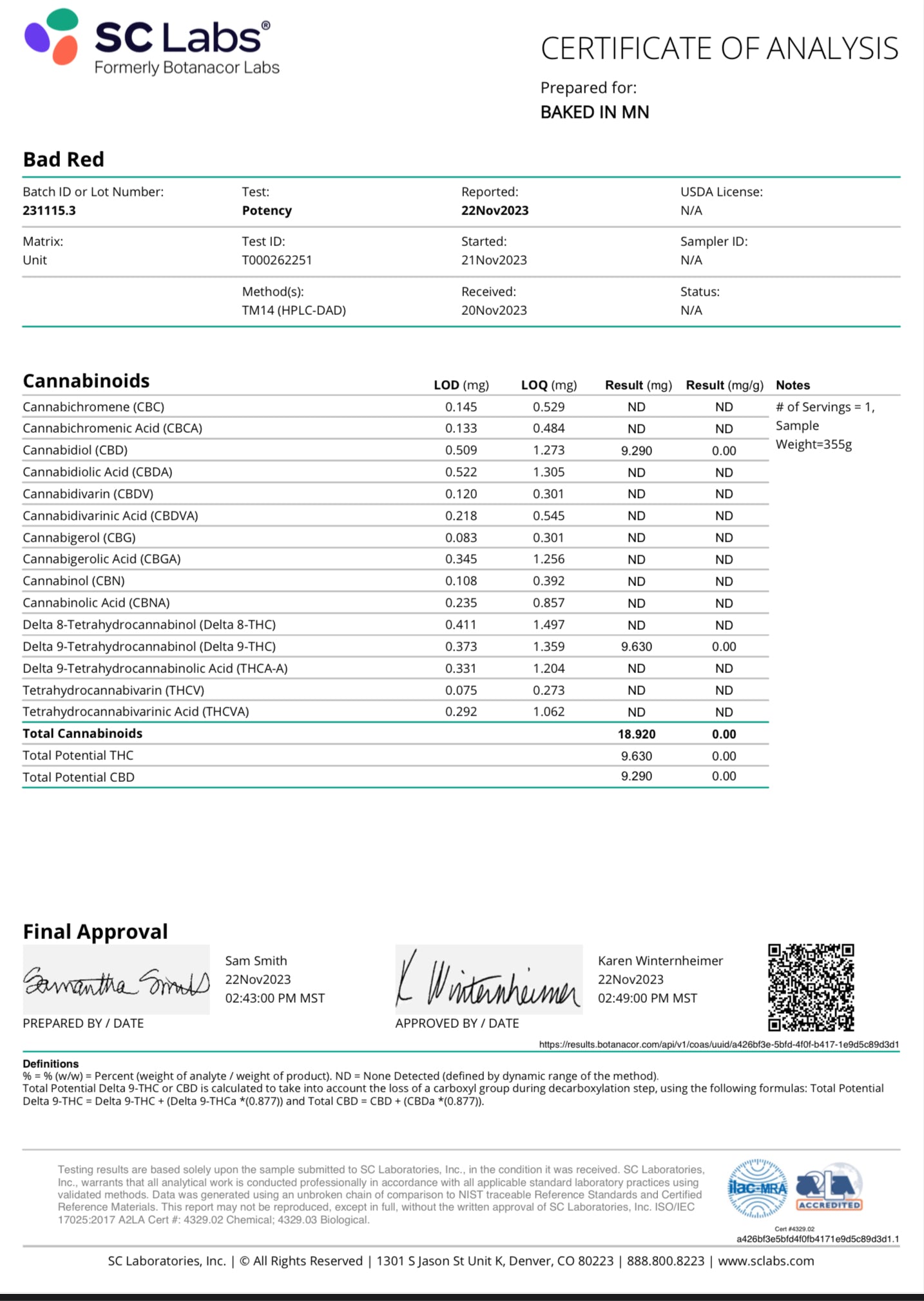 Bad Red Cannabis Drink
