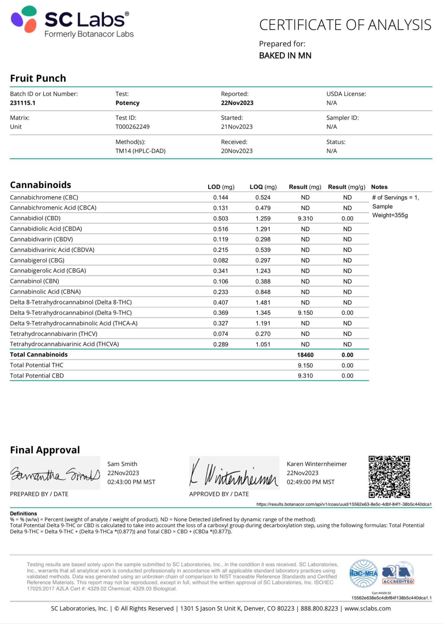 Fruit Punch Cannabis Drink