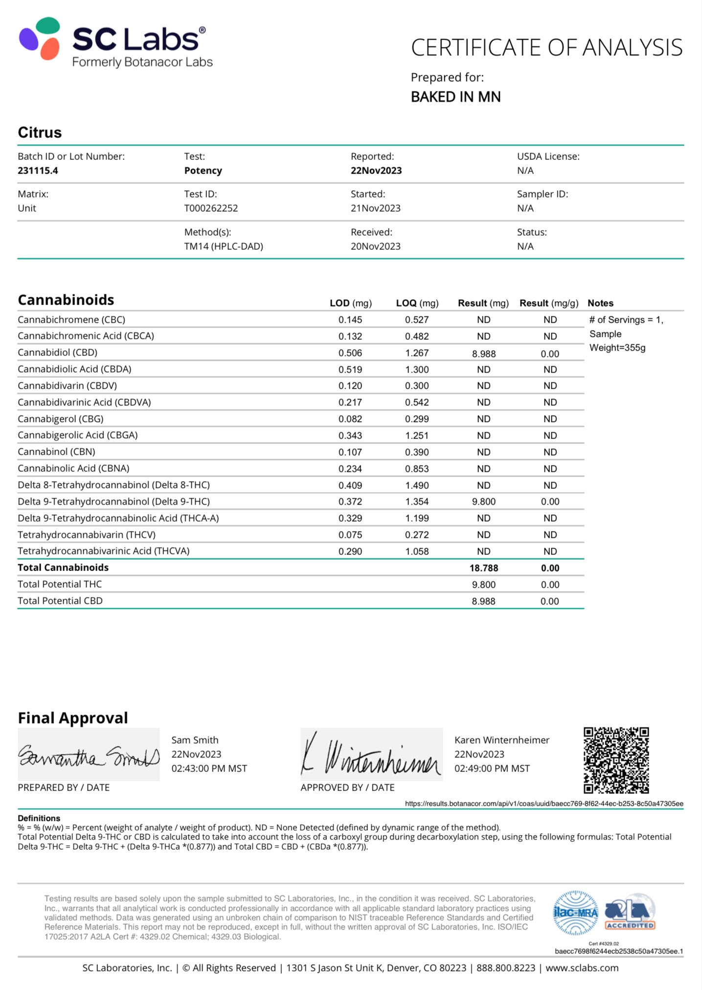 Citrus Cannabis Drink